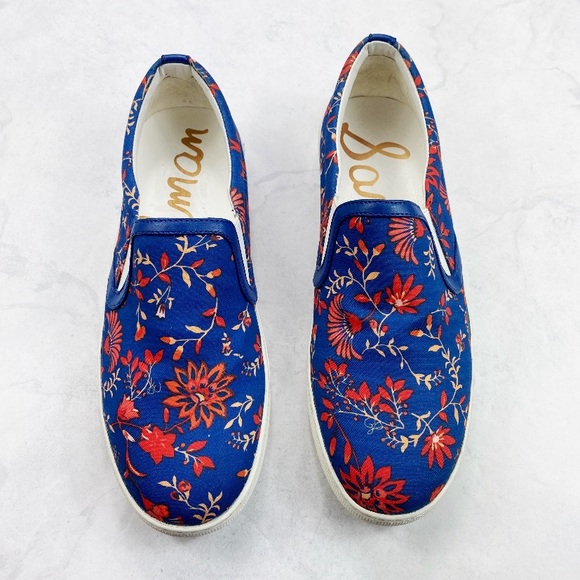 Sam Edelman Shoes - [Sam Edelman] Peony Patterned Slip-On Sneakers